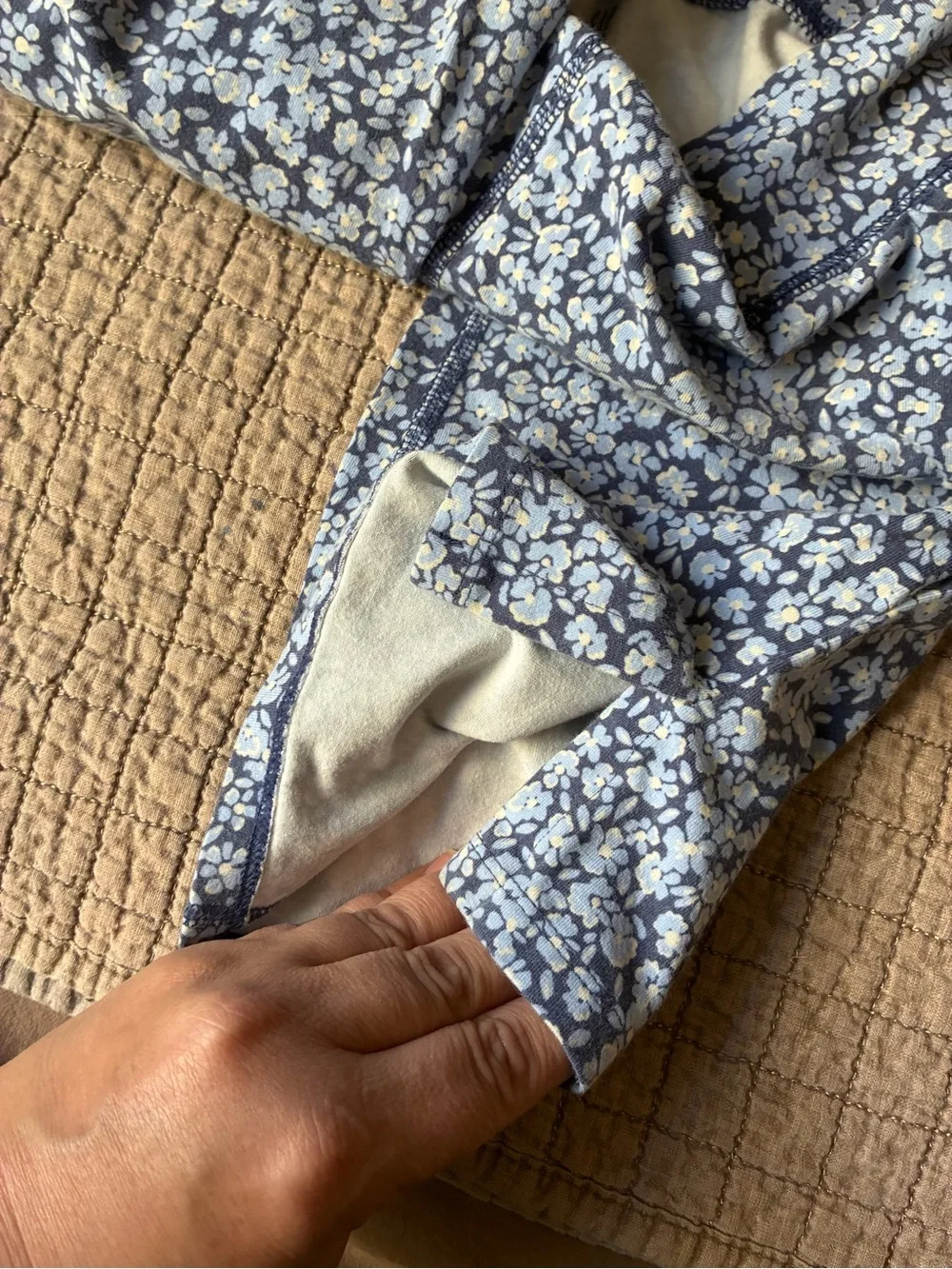 GAP Navy and White Floral Girls' Leggings